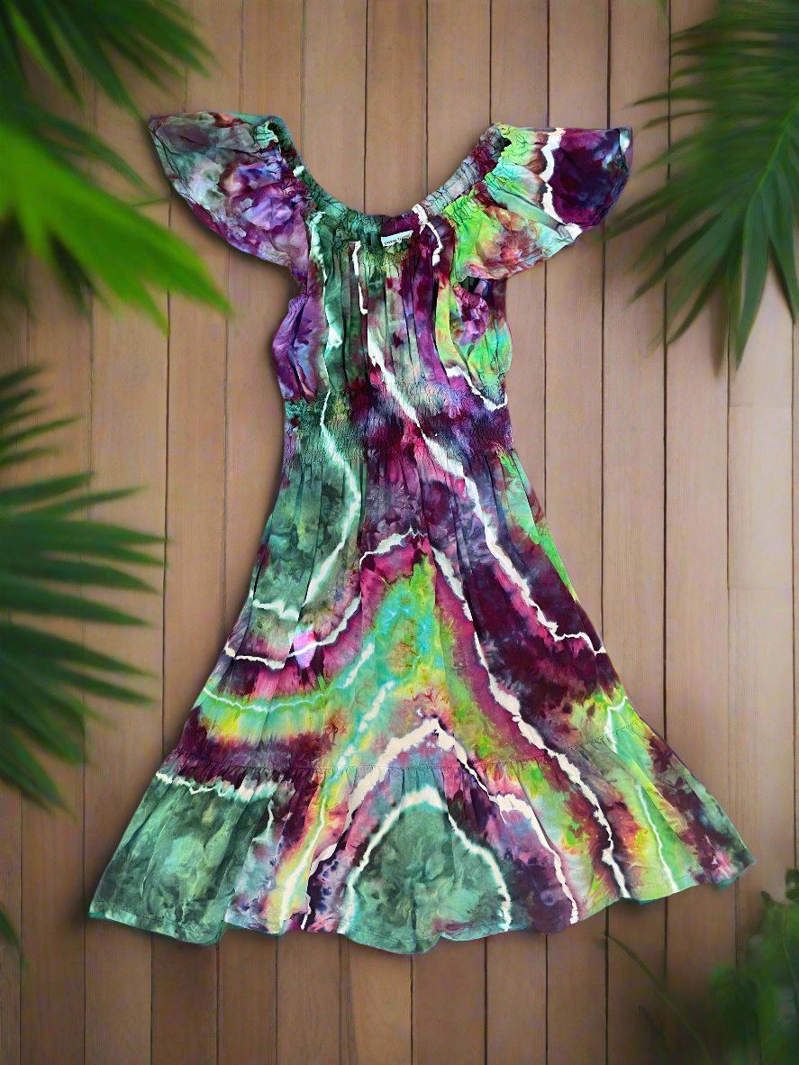 Girls Rayon Juliet Dress 8