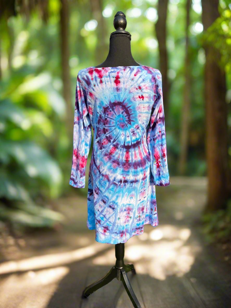 Women's Long Sleeve Cotton Dress Small