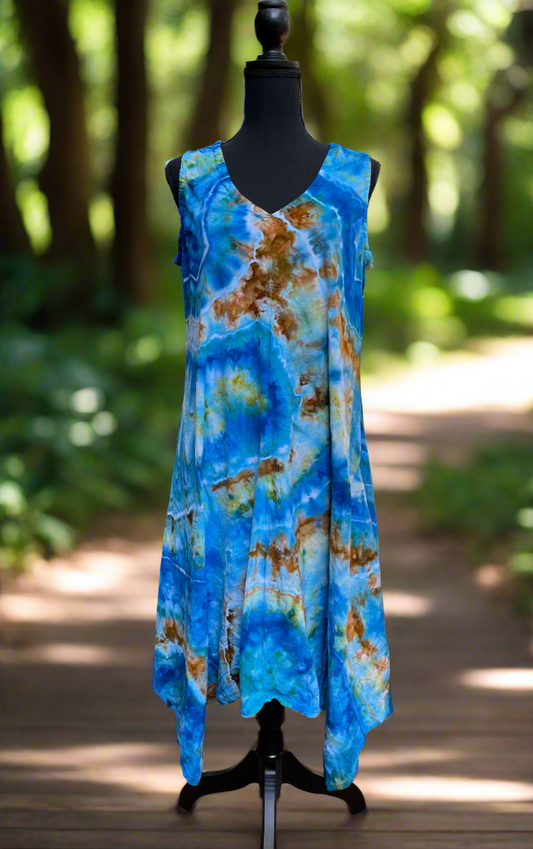 Rayon Halter Dress Medium