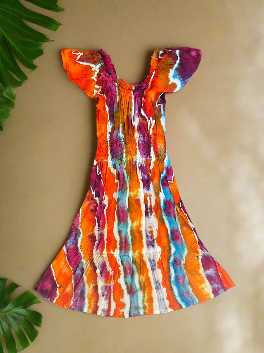 Girls Rayon Juliet Dress 6